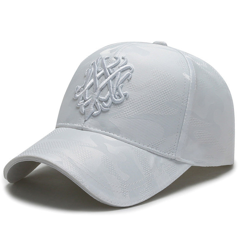 Korean Style Spring and Autumn Baseball Cap with Sun Protection