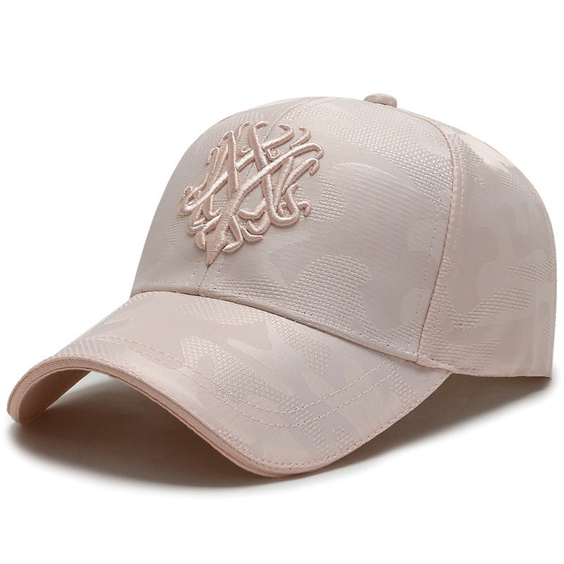 Korean Style Spring and Autumn Baseball Cap with Sun Protection
