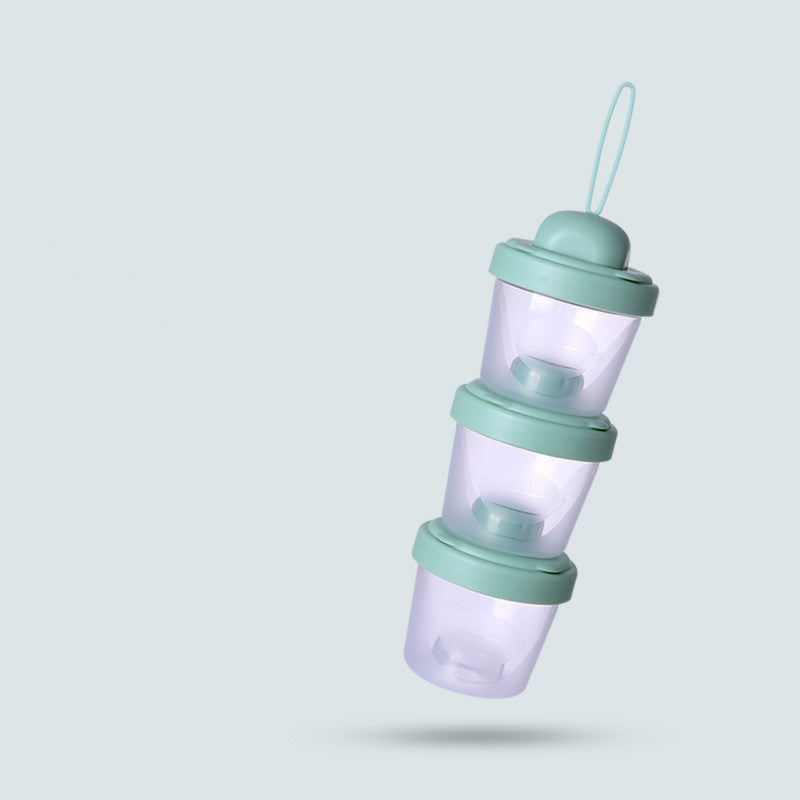 Baby Milk Powder Box Divided Into Compartments, Portable Large-capacity Dustproof Storage Box