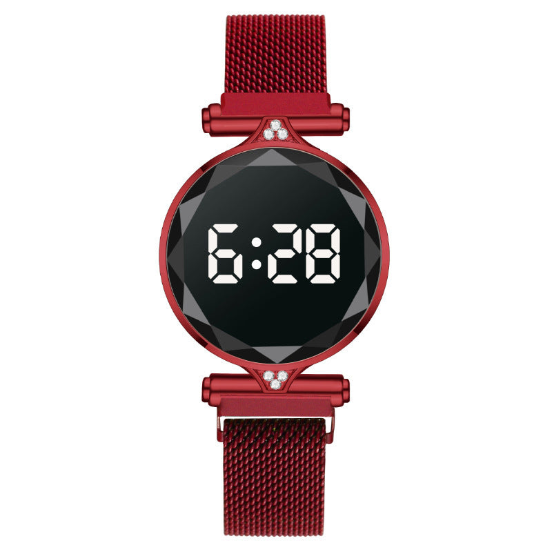 Led White Light Magnetic Electronic Watch