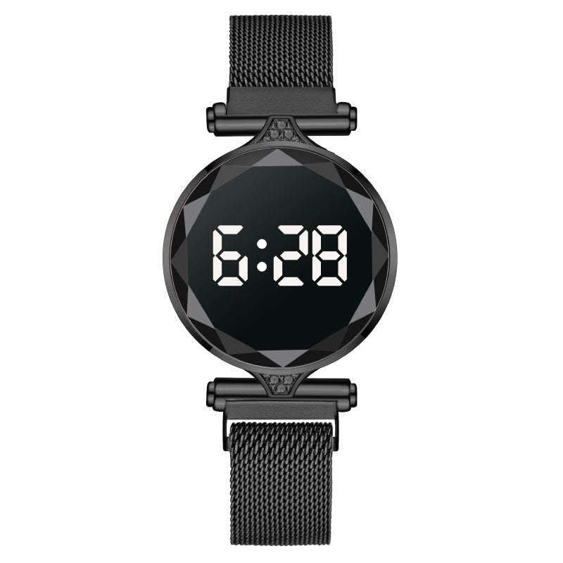 Led White Light Magnetic Electronic Watch