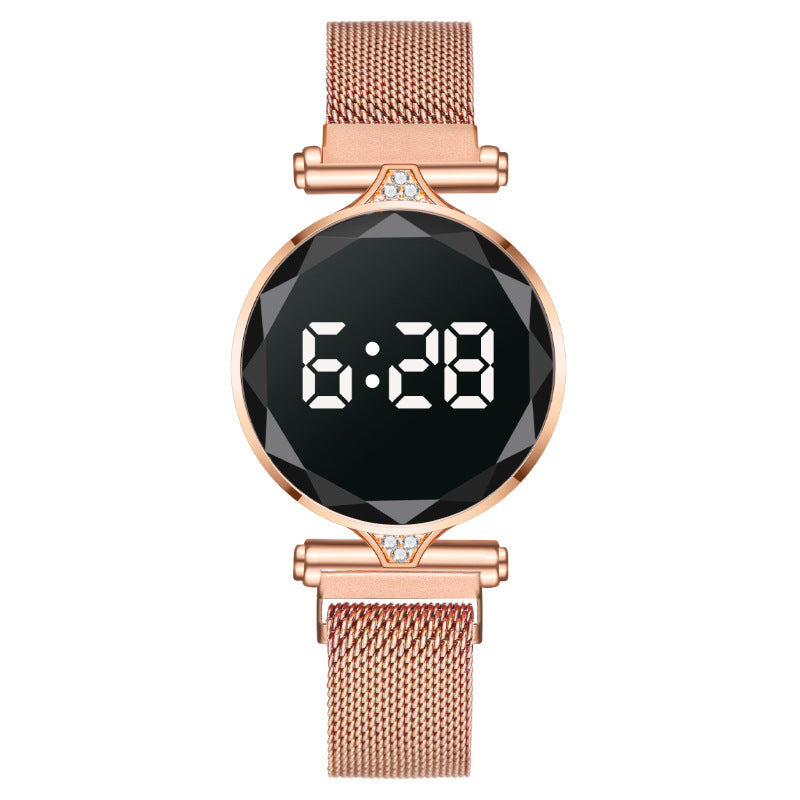 Led White Light Magnetic Electronic Watch