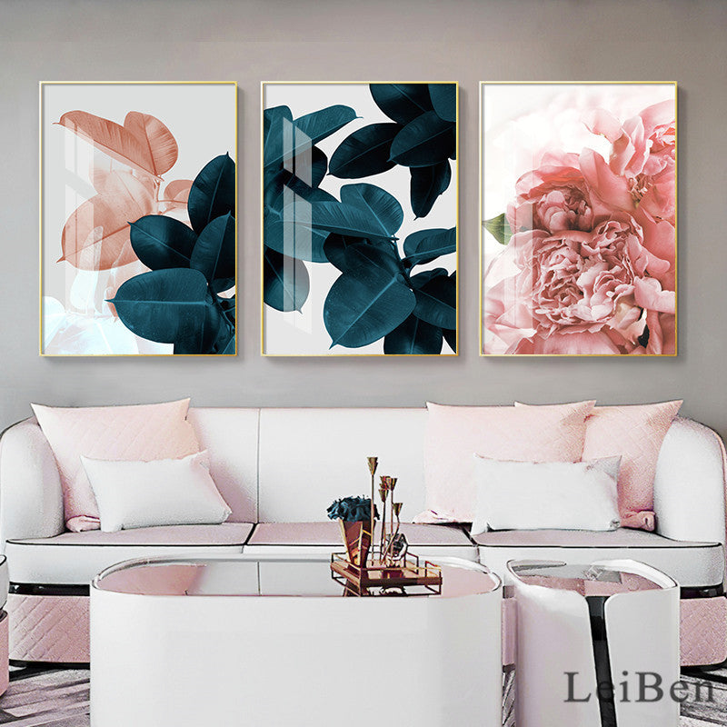 Nordic Style Wall Art Set – Canvas Paintings for Living Room, Bedroom & Dining Area Decor