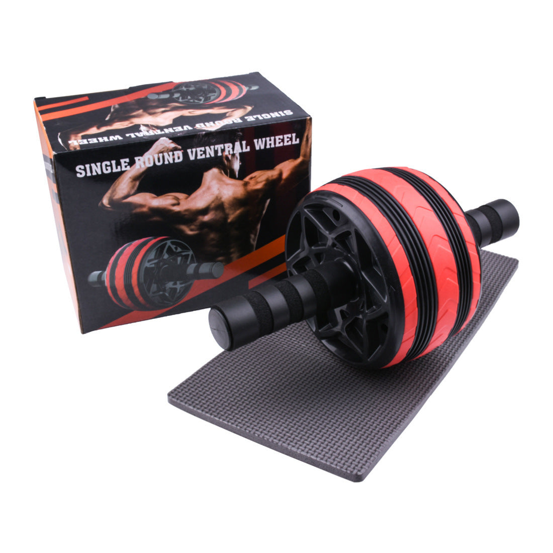 Double-Wheel Ab Roller – Silent Core Trainer for Home Fitness & Leg Workouts