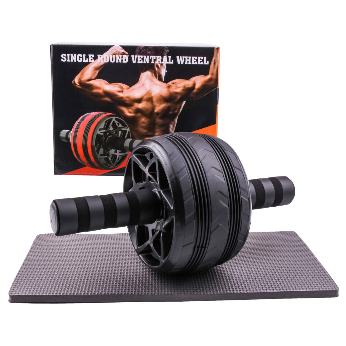 Double-Wheel Ab Roller – Silent Core Trainer for Home Fitness & Leg Workouts