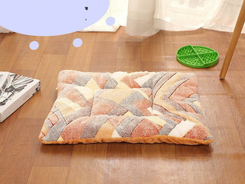 Cartoon Printing Pet Mat Thickening