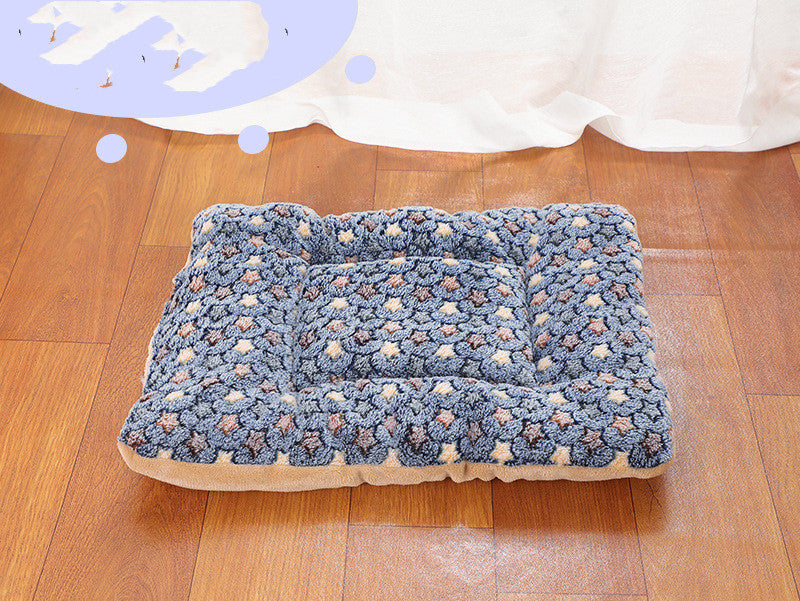 Cartoon Printing Pet Mat Thickening