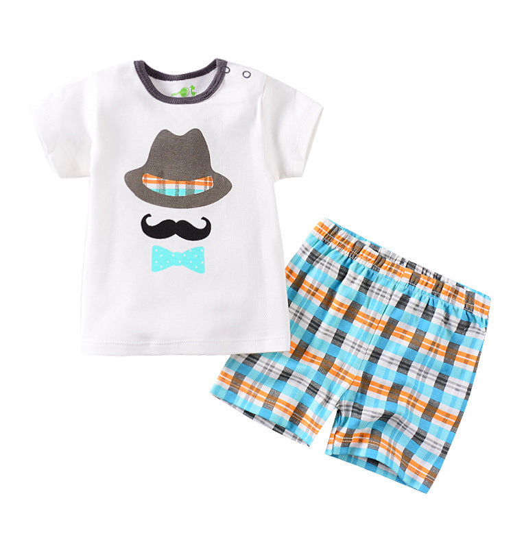 Baby Summer Outfit – Short-Sleeved T-Shirt and Shorts Set