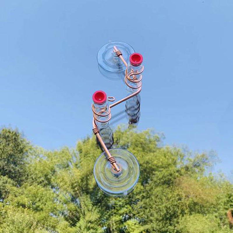 Easy Clean Hummingbird Feeder – Suction Cup Bird Drinker for Garden and Deck Wild Birds