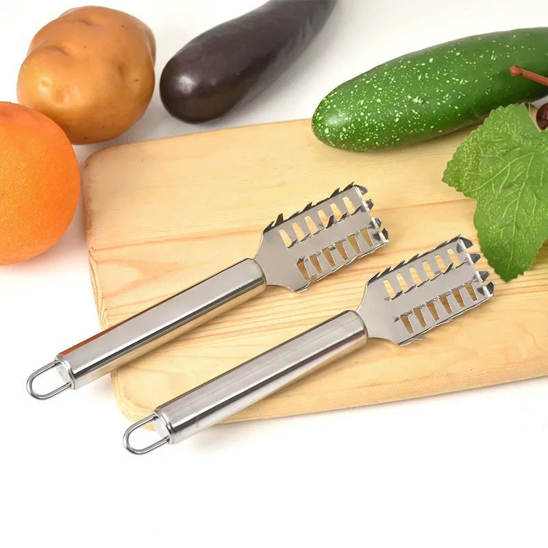 Stainless Steel Fish Scale Peeler – Creative Kitchen Scale Remover Tool