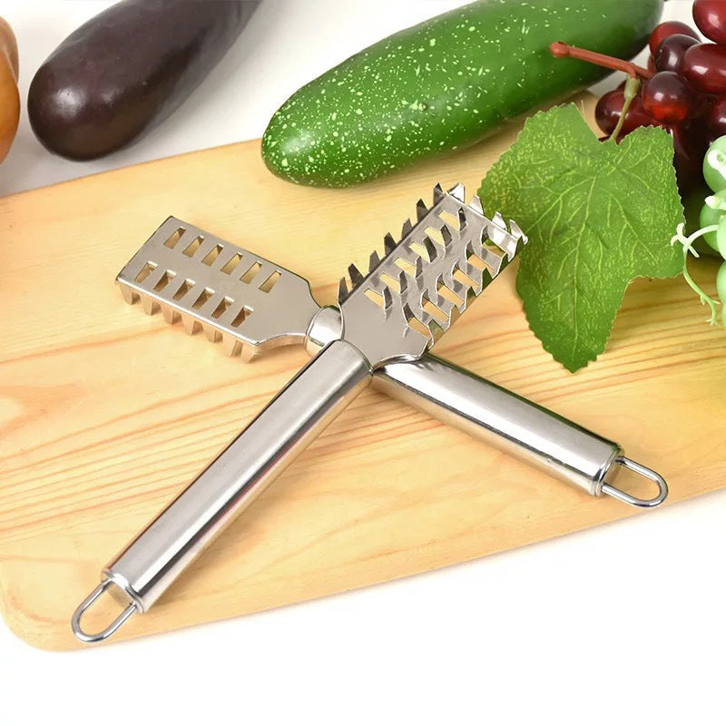 Stainless Steel Fish Scale Peeler – Creative Kitchen Scale Remover Tool