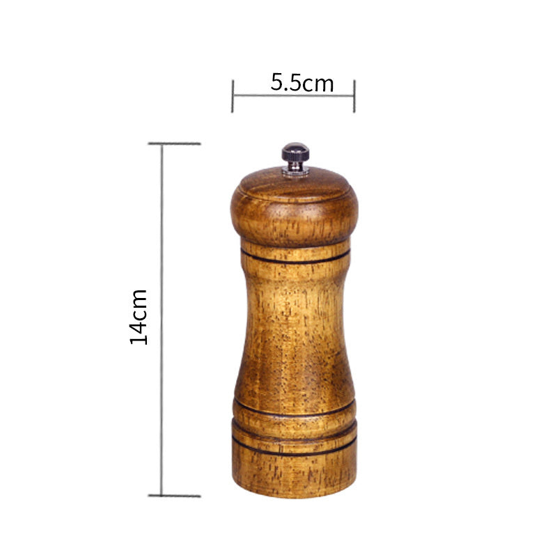 Manual Wooden Grinder – Classic Kitchen Spice Mill
