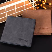 Men's Fashion RFID Wallet with Coin Pouch – Small Mini Zipper Wallet