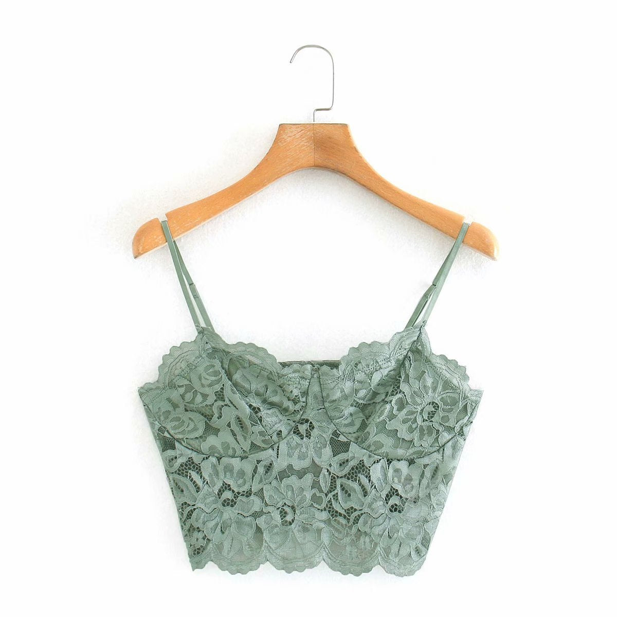 Women's Cropped Lace Backless Tank Camisole Purple