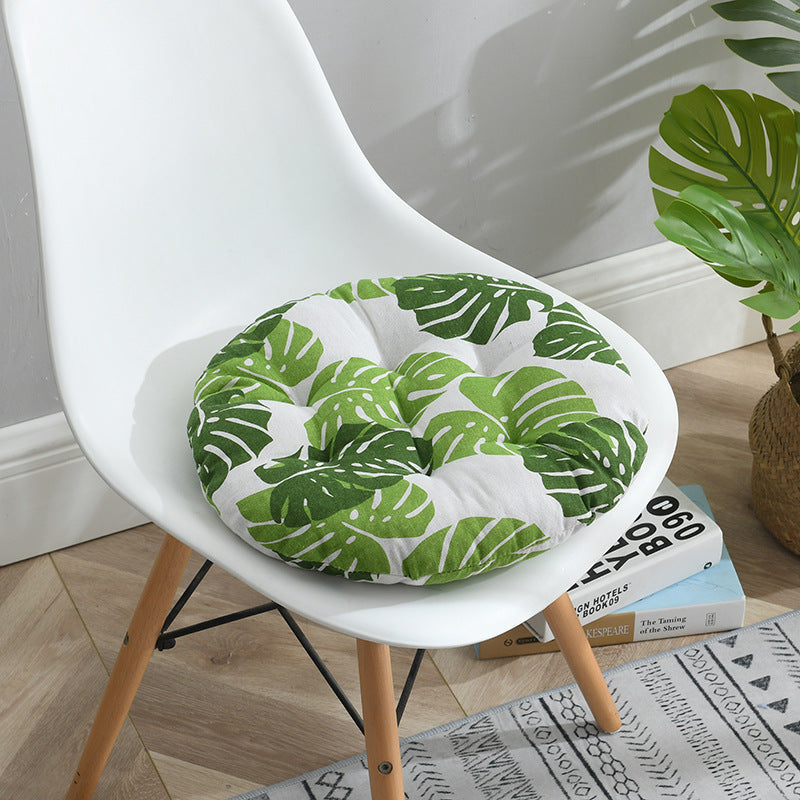 Hot Sale In Autumn And Winter Thick Cotton And Linen Round Cushion Nordic Home Chair Cushion Office Student Tatami Cushion