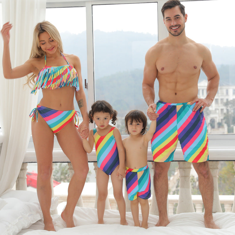 European And American Parent-Child Swimwear