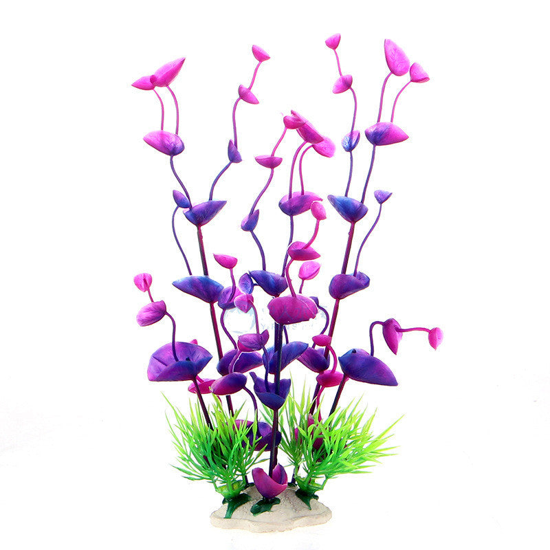 Fish Tank Landscaping Fake Water Plants Fish Tank Psychological Sand Table Small Five-Pointed Star Plum Tree
