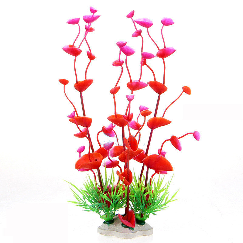 Fish Tank Landscaping Fake Water Plants Fish Tank Psychological Sand Table Small Five-Pointed Star Plum Tree