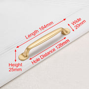 Golden Solid Cabinet Wardrobe Handle Modern Furniture