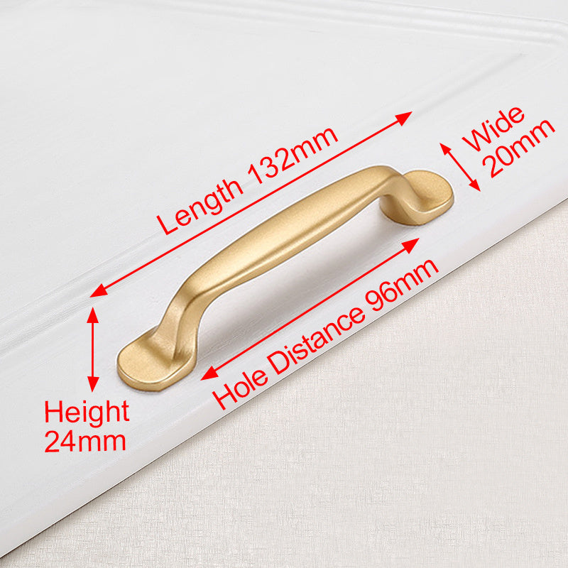 Golden Solid Cabinet Wardrobe Handle Modern Furniture