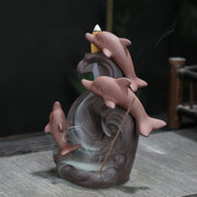 Home Interior Decoration Purple Sand Dolphin
