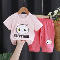 Pants Pink Cat