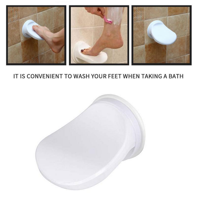 Bathroom Shower Foot Rest – Suction Cup Non-Slip Pedal Step Aid for Shaving, Leg Support, and Foot Washing
