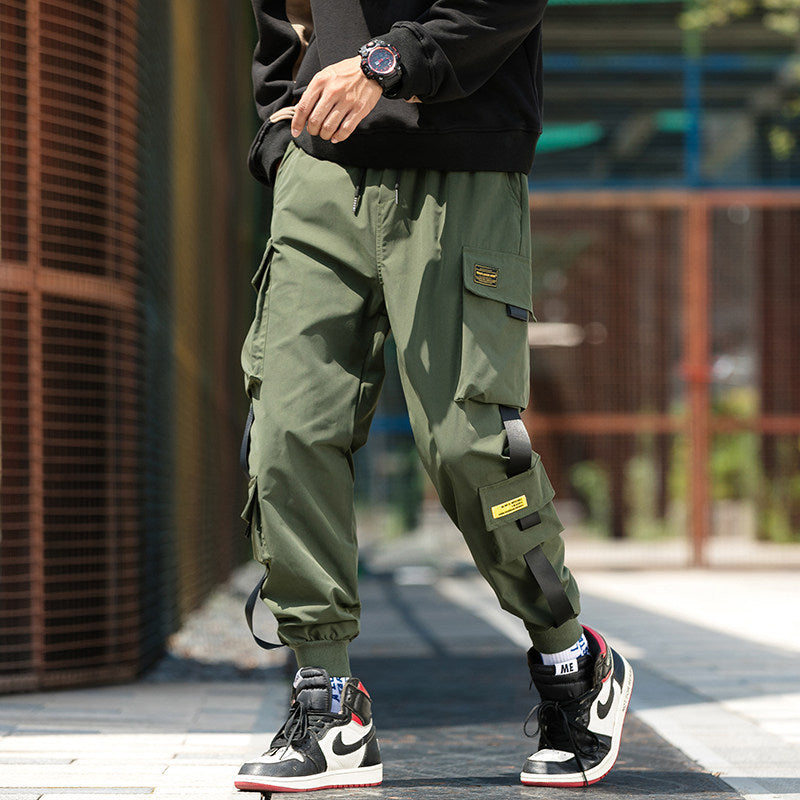Men’s Trendy Loose-Fit Overalls – Casual Streetwear