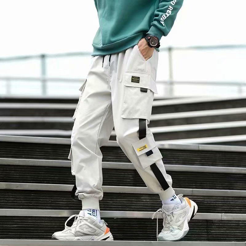 Men’s Trendy Loose-Fit Overalls – Casual Streetwear