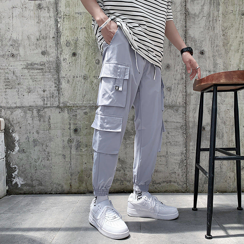 Men’s Trendy Loose-Fit Overalls – Casual Streetwear