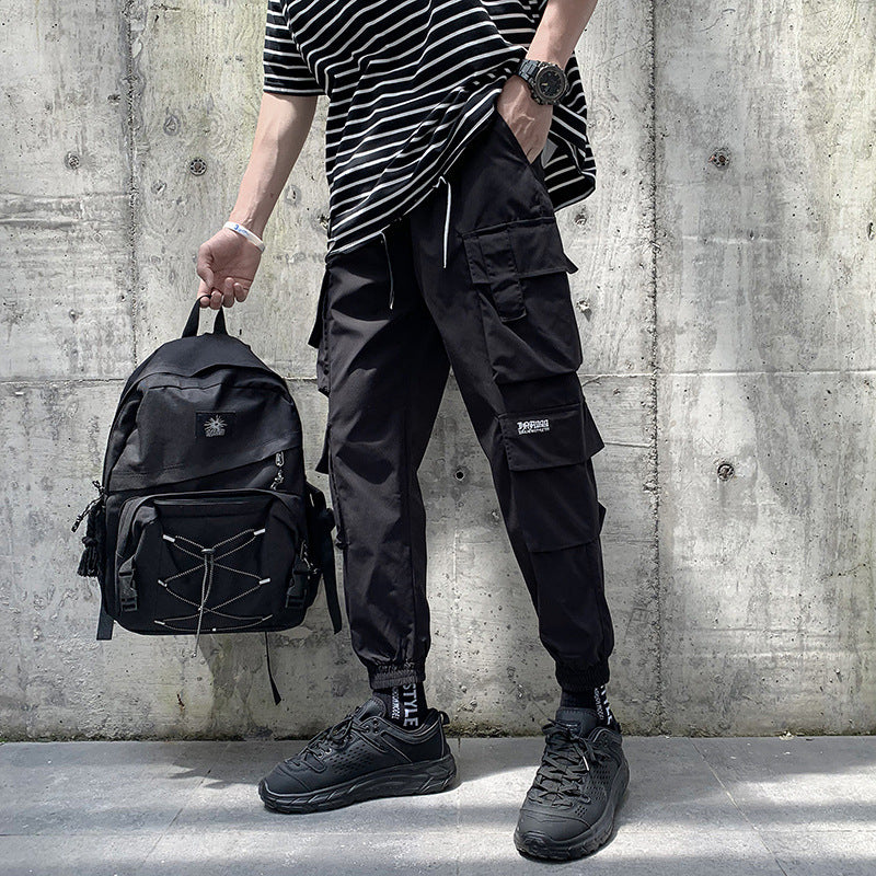 Men’s Trendy Loose-Fit Overalls – Casual Streetwear