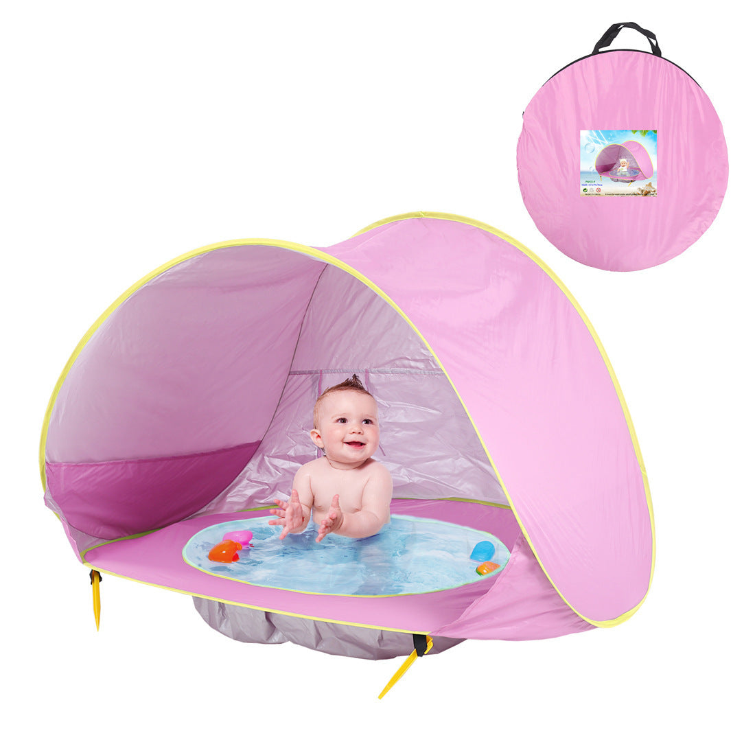 Baby Beach Tent – Portable UV Protection Sun Shelter with Shade Pool and Playhouse for Infants and Kids