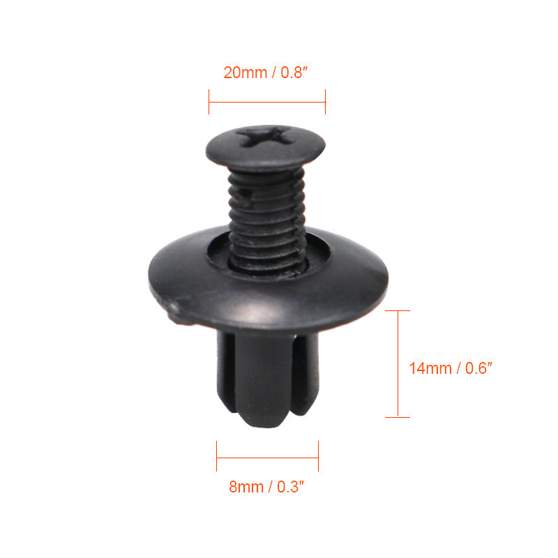 Car Buckle Set, Expansion Screw Buckles, Sheet Metal Interior Plastic Fasteners, Decorative Buckles