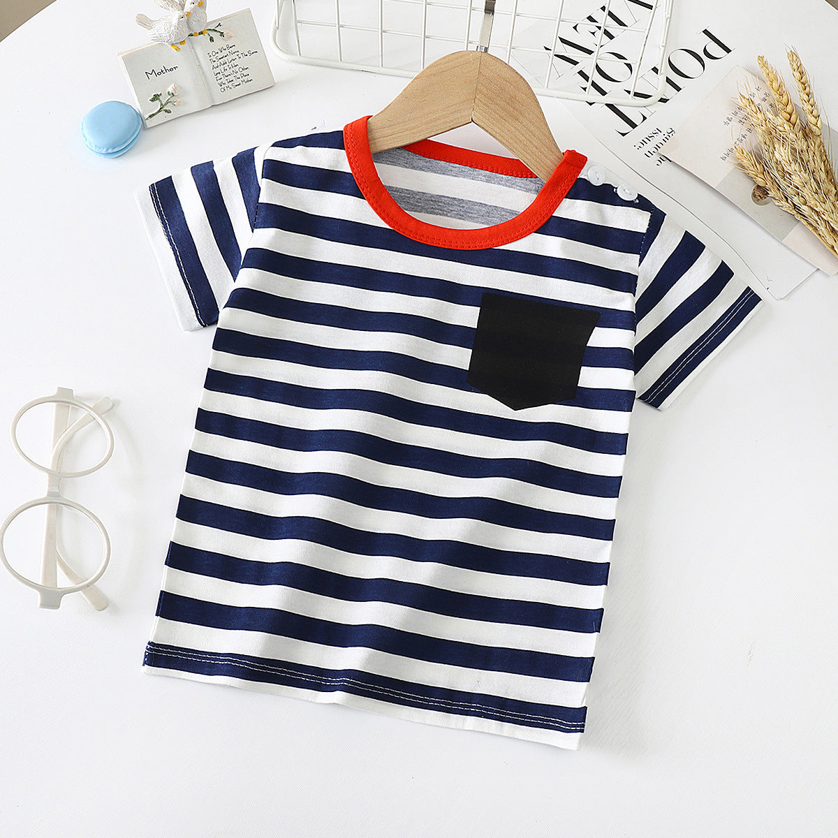 Kids Unisex Cotton Short Sleeve T Shirt Regular Fit