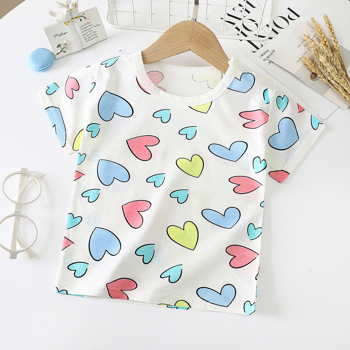 Kids Unisex Cotton Short Sleeve T Shirt Regular Fit