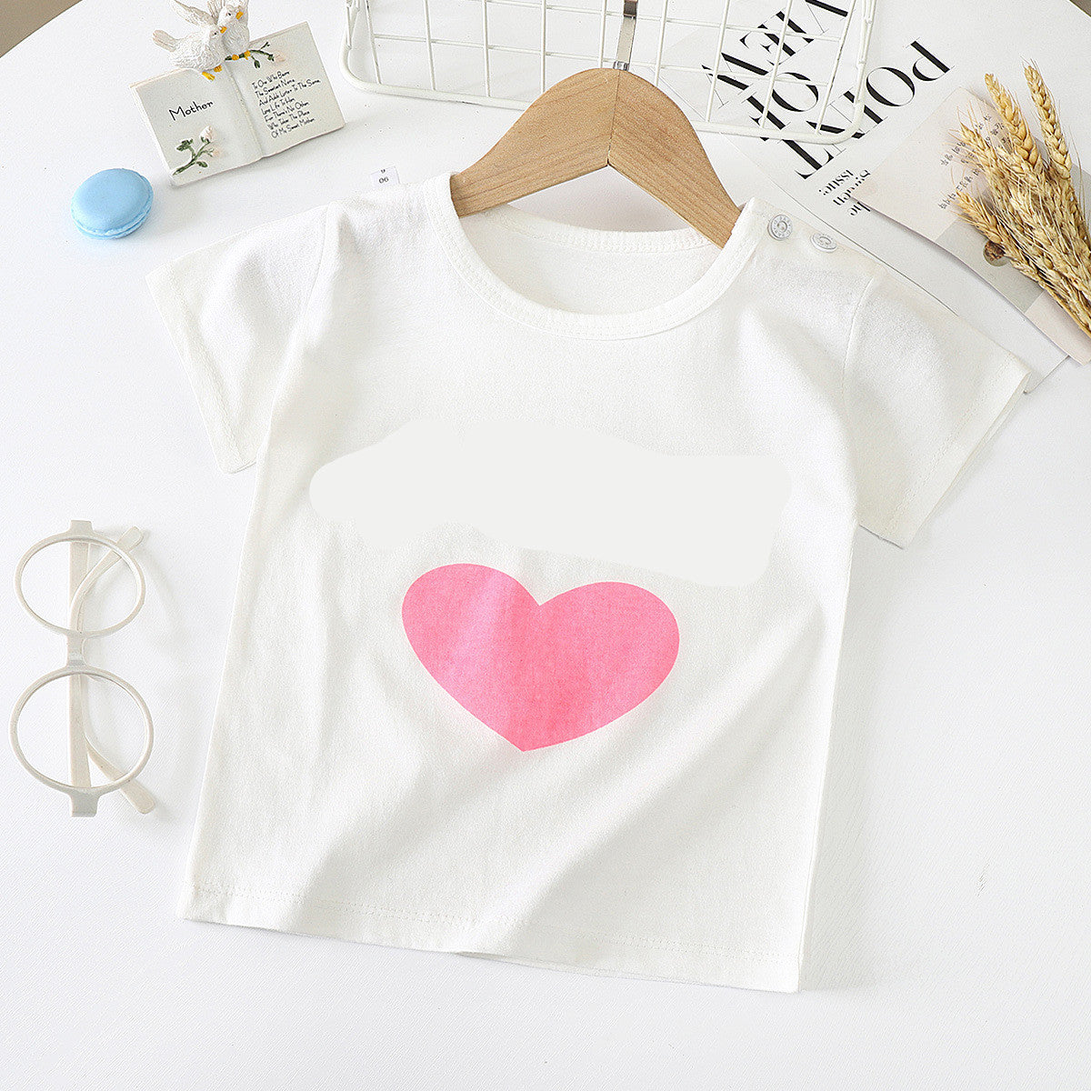 Kids Unisex Cotton Short Sleeve T Shirt Regular Fit