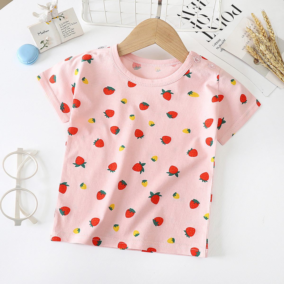Kids Unisex Cotton Short Sleeve T Shirt Regular Fit