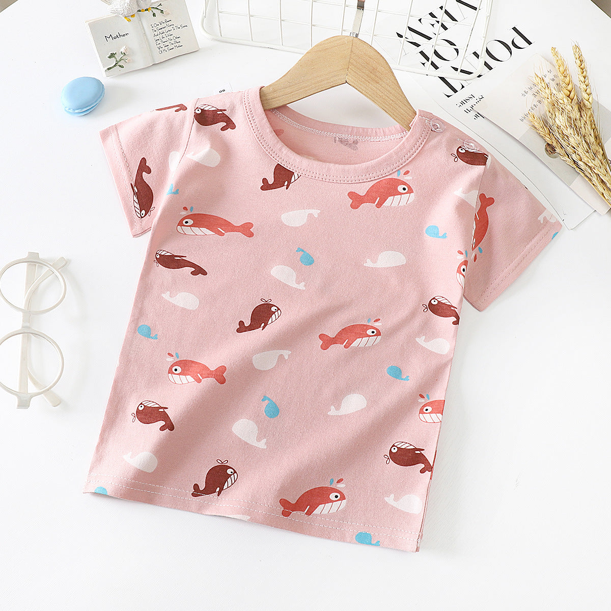 Kids Unisex Cotton Short Sleeve T Shirt Regular Fit