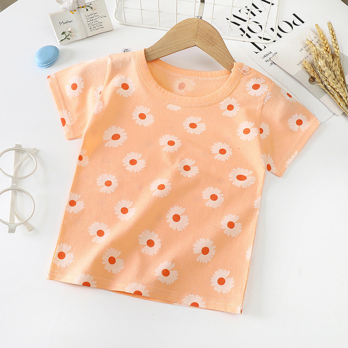 Kids Unisex Cotton Short Sleeve T Shirt Regular Fit