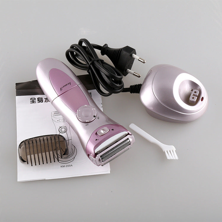Waterproof Electric Lady Shaver – Rechargeable Hair Razor & Plucker