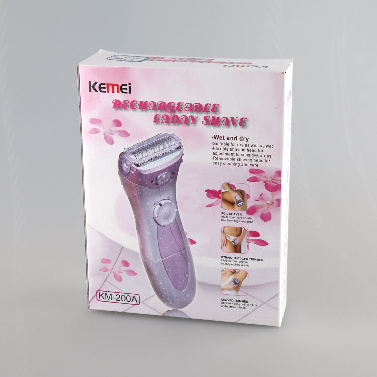 Waterproof Electric Lady Shaver – Rechargeable Hair Razor & Plucker