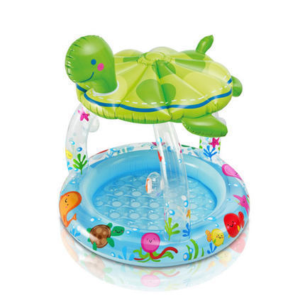 Children's Play Pool Turtle Covered Baby Pool