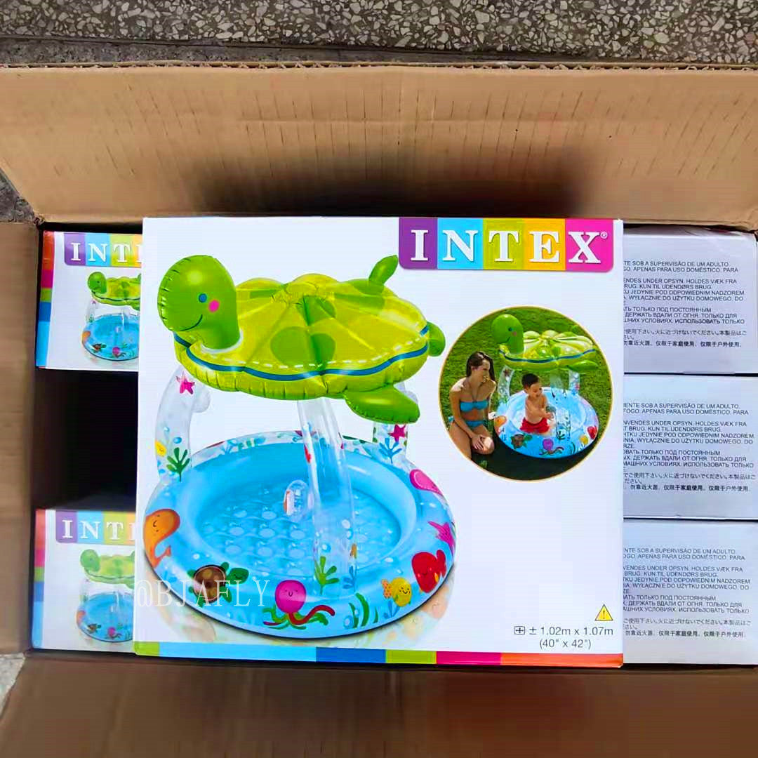 Children's Play Pool Turtle Covered Baby Pool