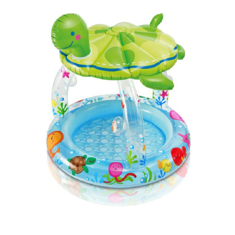 Children's Play Pool Turtle Covered Baby Pool