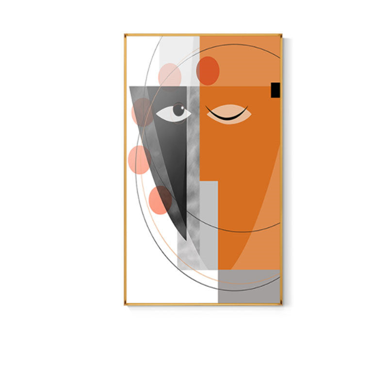 Modern Abstract Lady Line Art Poster – Canvas Wall Art for Living Room Decor