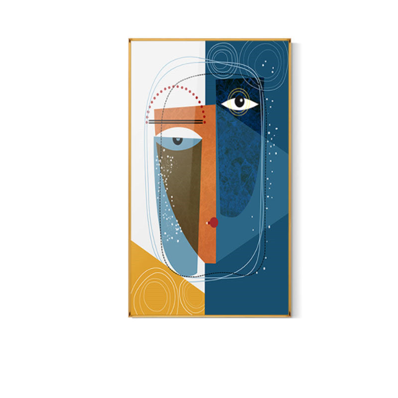 Modern Abstract Lady Line Art Poster – Canvas Wall Art for Living Room Decor