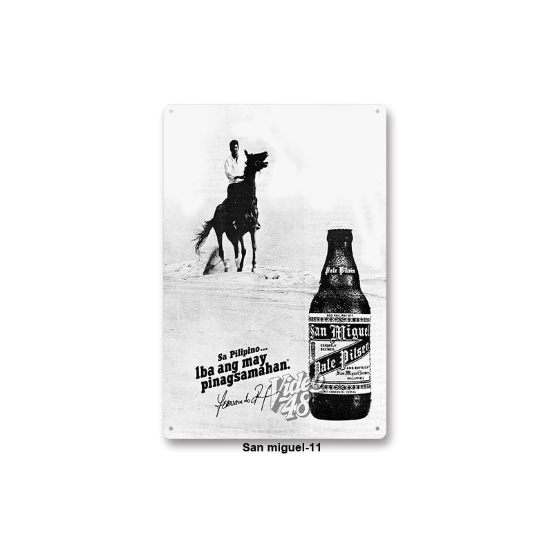 American Retro Tin Wall Art – Vintage Nostalgic Decor for Bars & Coffee Shops