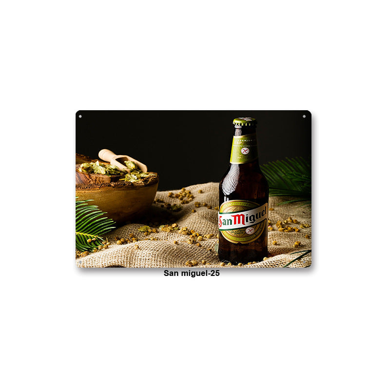American Retro Tin Wall Art – Vintage Nostalgic Decor for Bars & Coffee Shops
