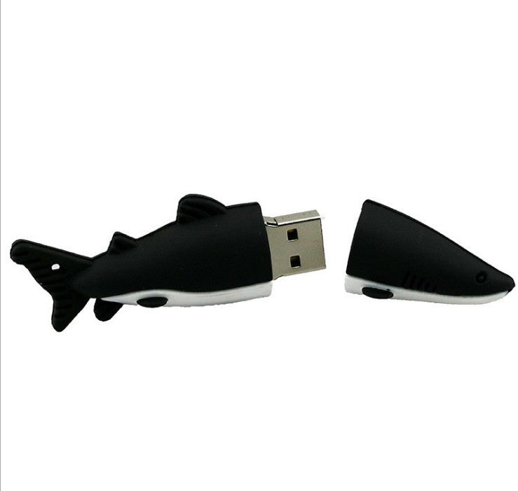 Cartoon Shark USB Flash Drive – Marine Animal Novelty, USB 3.0 (8GB/16GB)