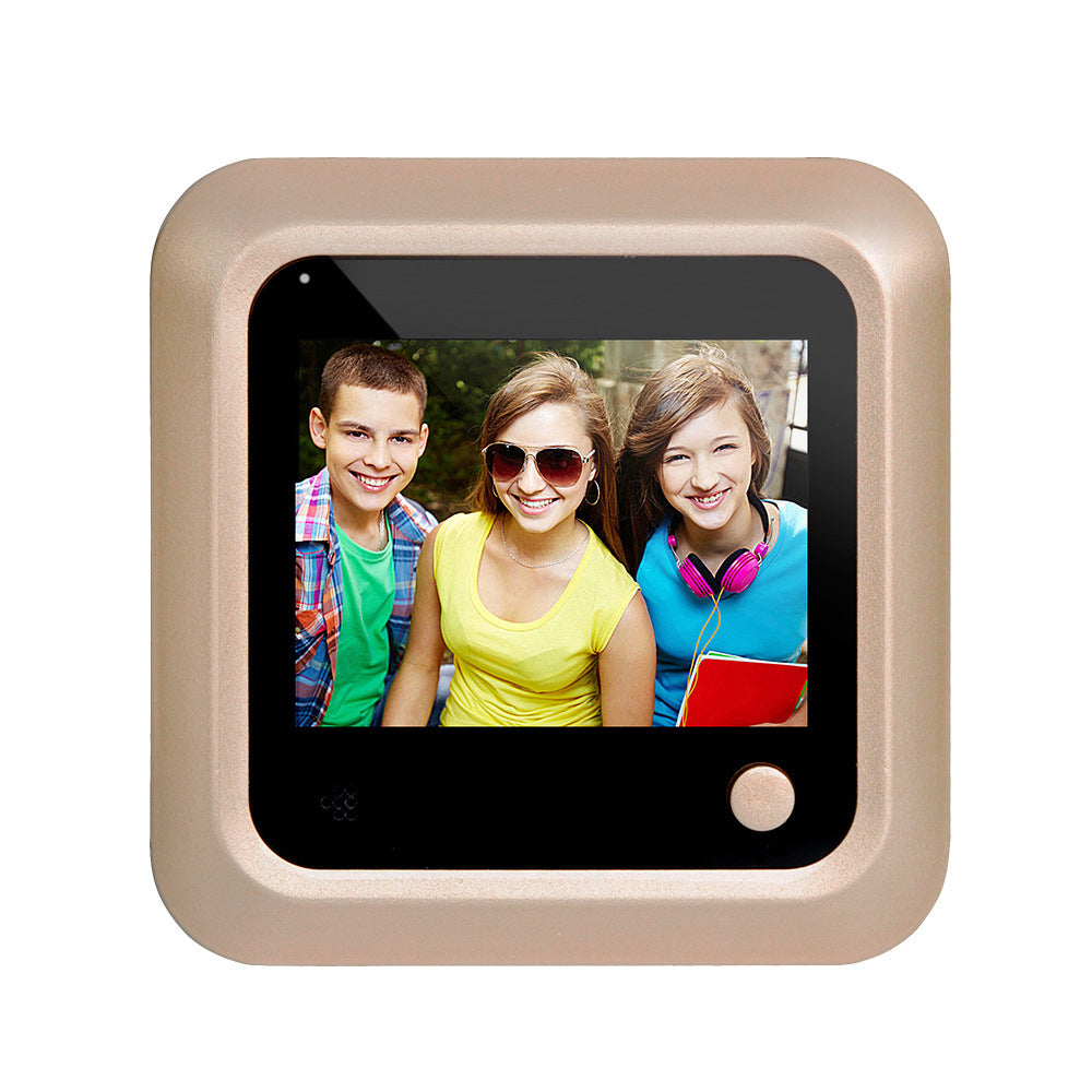Smart Video Doorbell Peephole – Anti-Theft Electronic Wired Camera